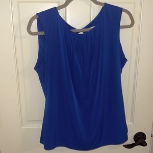 Royal Blue Calvin Klein Large tank top blouse.